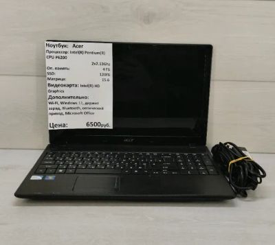 Лот: 25069053. Фото: 1. Ноутбук Acer 15.6 Intel(R) Pentium... Ноутбуки