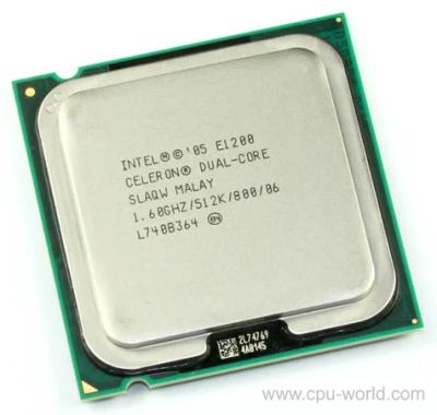 Лот: 3156827. Фото: 1. INTEL CELERON DUAL-CORE E1200. Процессоры