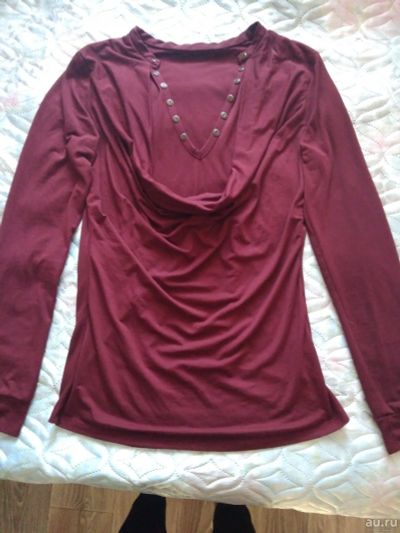 Лот: 13276386. Фото: 1. Блуза/туника/футболка - 46 (в... Блузы, рубашки