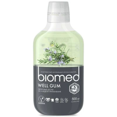 Лот: 23720185. Фото: 1. Biomed Well Gum Ополаскиватель... Лекарства
