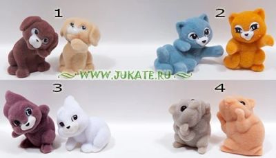 Лот: 3382944. Фото: 1. Бархатные собачки, кошки, зайцы... Игрушки