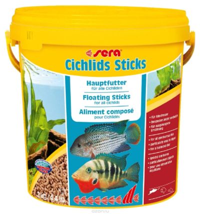Лот: 13474866. Фото: 1. Корм для рыб SERA "Cichlids Sticks... Корма
