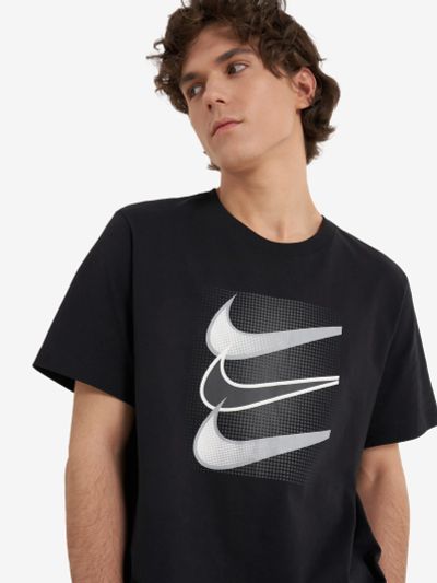 Лот: 22420236. Фото: 1. Футболка мужская Nike, Черный. Другое (спортивная одежда)