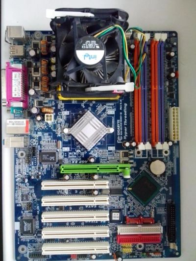 Лот: 4501777. Фото: 1. Материнская плата Intel 478+Celeron... Материнские платы