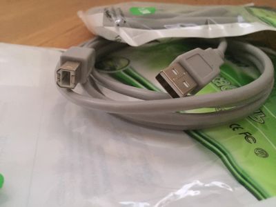 Лот: 13908913. Фото: 1. Кабель USB AM/BM (2.0 V / 1,8... Шлейфы, кабели, переходники