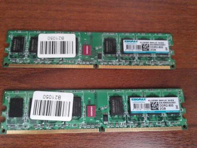 Лот: 3876054. Фото: 1. Kingmax DDR 2 - 800 2*2GB. Оперативная память