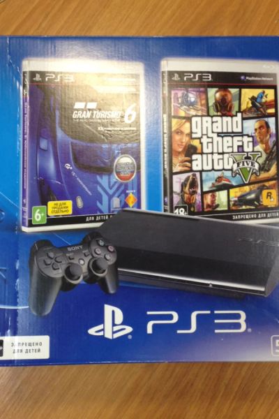 Лот: 4832006. Фото: 1. Sony Playstation 3 500gb НОВАЯ. Игровые приставки, консоли