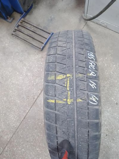 Лот: 25709468. Фото: 1. 1шт 185-70-14 Bridgestone Blizzak... Шины