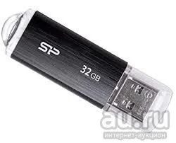 Лот: 13613390. Фото: 1. Флешка USB 32 ГБ Silicon Power... USB-флеш карты