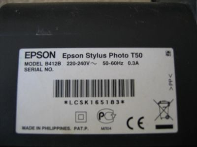 Лот: 5351182. Фото: 1. Epson stylus PhotoT50. Струйные принтеры