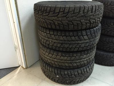 Лот: 6148427. Фото: 1. Зимние шины hankook winter i pike... Шины