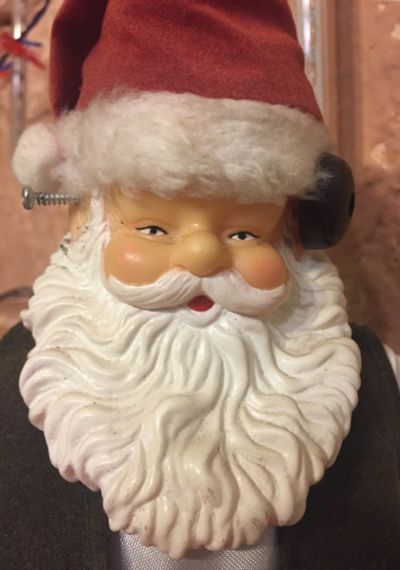 Лот: 16945240. Фото: 1. Дед Мороз Санта Клаус - музыкальный... Гирлянды, шарики, новогодние аксессуары