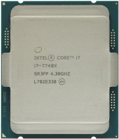 Лот: 17038455. Фото: 1. Intel Core i7 7740X + X299 AORUS... Процессоры