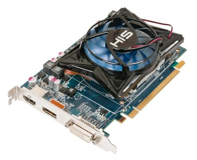 Лот: 4764312. Фото: 1. his radeon hd 6670. Видеокарты