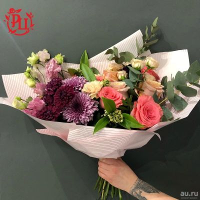 Лот: 13607400. Фото: 1. Лот № 312 Букет сборный - 3350. Свежие цветы