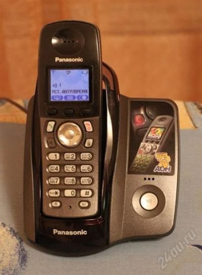 Лот: 1467753. Фото: 1. Беспроводной телефон Panasonic... DECT и радиотелефоны