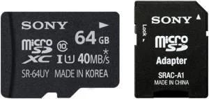 Лот: 4654141. Фото: 1. Карта памяти Microsdhc 64Gb Sony... Карты памяти