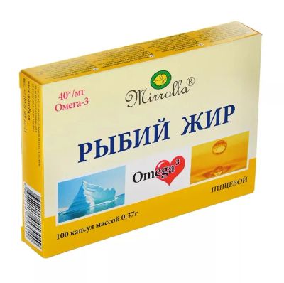 Лот: 24292546. Фото: 1. Рыбий жир миролла пищевой капс... Народная медицина, БАДы