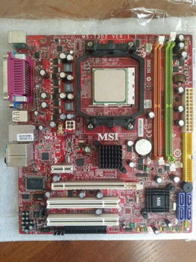 Лот: 12275356. Фото: 1. Материнская плата MSI K9A2GM V3... Материнские платы