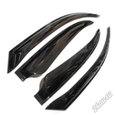Лот: 5920226. Фото: 1. Дефлекторы окон Black (к-т 4шт... Детали тюнинга