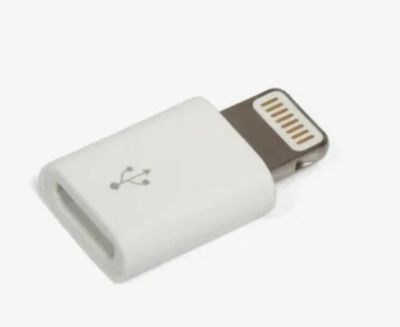 Лот: 19412368. Фото: 1. Переходник (адаптер) Noname MicroUSB-Lightning... Дата-кабели, переходники