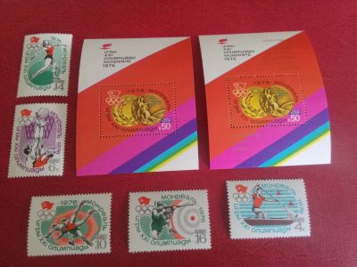 Лот: 25178719. Фото: 1. 1976 г, XXI Олимпиада в Монреале... Марки