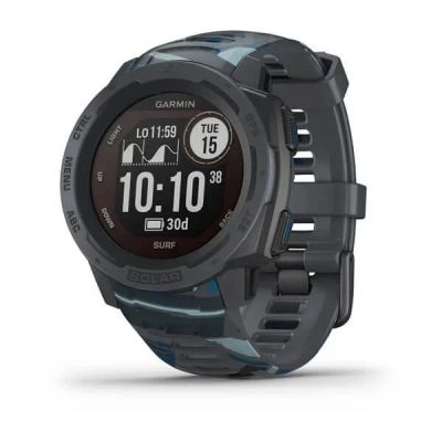 Лот: 16659549. Фото: 1. Garmin Instinct Solar Surf Pipeline. Смарт-часы, фитнес-браслеты, аксессуары