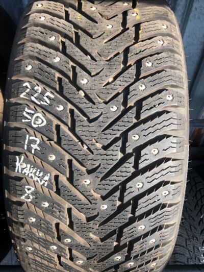 Лот: 25037120. Фото: 1. (1шт) 225-50-17 Nokian Hakkapelitta... Шины