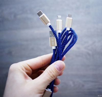 Лот: 13837879. Фото: 1. Универсальный качественный USB-кабель... Дата-кабели, переходники