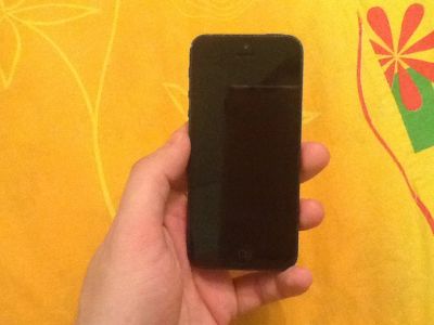 Лот: 3403365. Фото: 1. iPhone 5 16 gb black. Смартфоны