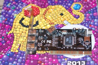 Лот: 3565198. Фото: 1. Контроллер PCI FireWire EC-CV60331... Платы расширения, контроллеры, доп. порты