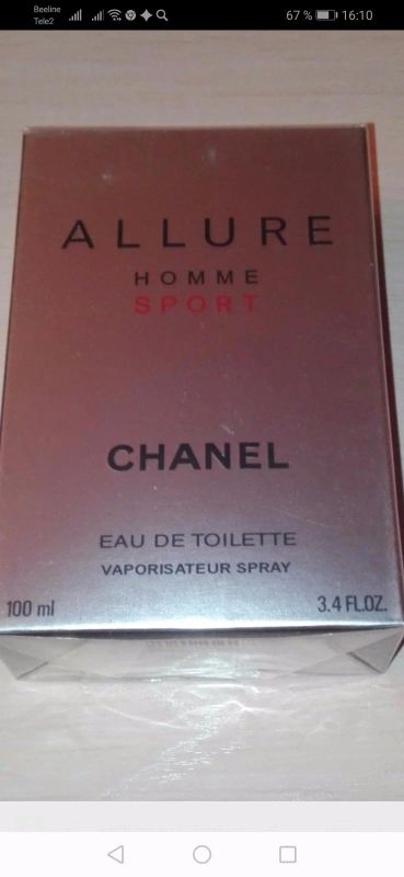 Лот: 14472489. Фото: 1. Chanel Allure Sport 100 ml /туалетная... Мужская парфюмерия