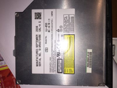 Лот: 6161175. Фото: 1. привод DVD RW DL Panasonic UJ-850... Приводы CD, DVD, BR, FDD