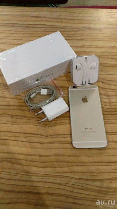 Лот: 13351414. Фото: 1. iPhone 6 Gold 128 Gb. Смартфоны