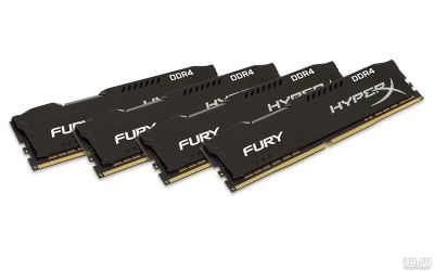Лот: 18560435. Фото: 1. 32Gb (4x8Gb) DDR4 Kingston HyperX... Оперативная память