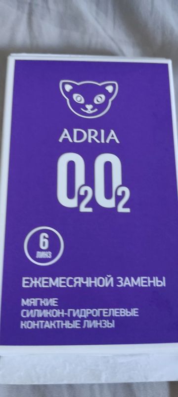 Лот: 22380494. Фото: 1. Контактные линзы Adria 1 мес замены. Контактные линзы