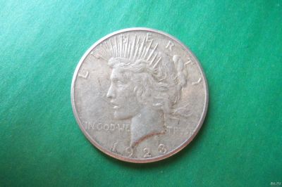 Лот: 17390730. Фото: 1. США 1 доллар 1923 г. Серебро... Америка