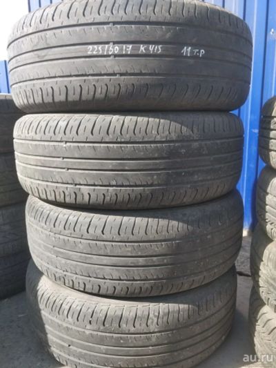 Лот: 13531429. Фото: 1. Б/у лето Hankook K-415 225/60R17... Шины