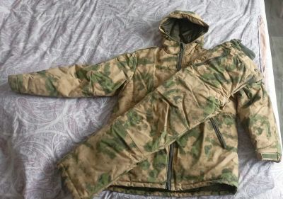 Лот: 24316130. Фото: 1. Военный зимний костюм Мох р.48... Униформа