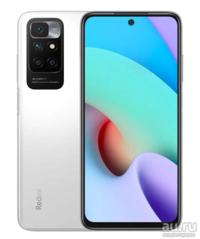Лот: 18262048. Фото: 1. Xiaomi Redmi 10 4/128GB, белая... Смартфоны
