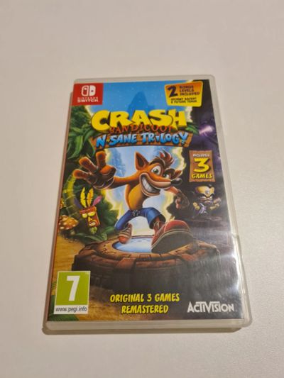 Лот: 19982220. Фото: 1. Crash Bandicoot N'sane Trilogy... Игры для консолей