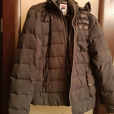 Лот: 19867426. Фото: 1. Куртка мужская зимняя на подростка. Зимняя спортивная одежда