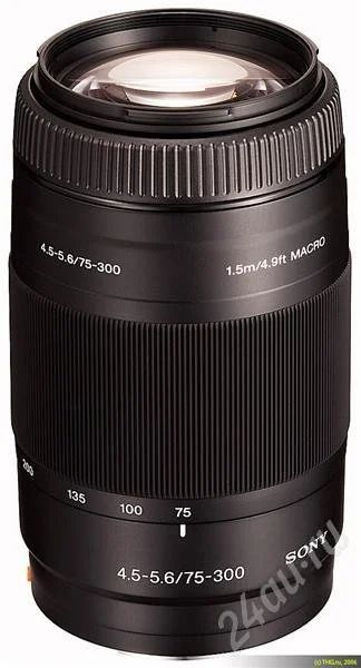 Лот: 467552. Фото: 1. Объектив SONY 75-300 mm F/4.5-5... Светофильтры