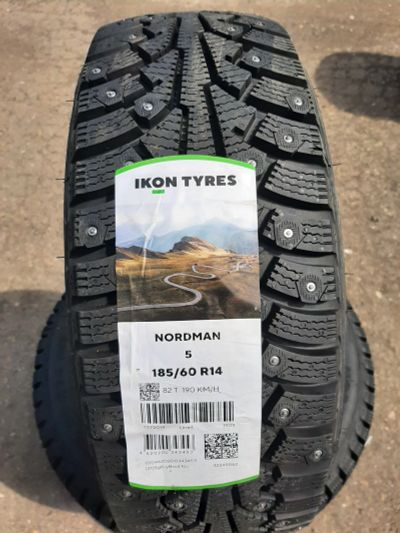 Лот: 23332531. Фото: 1. 185/60 R14 82T Nokian Tyres Nordman... Шины