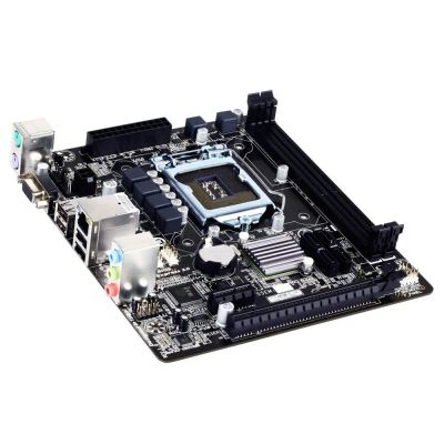 Лот: 19954446. Фото: 1. Материнская плата Gigabyte GA-H61M-S... Материнские платы