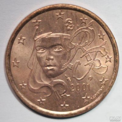 Лот: 7568529. Фото: 1. 5 евроцентов 2001 год. Франция. Европа