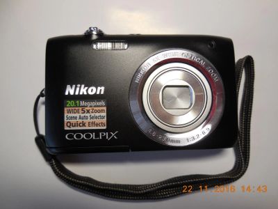 Лот: 8600568. Фото: 1. Камера Nicon Сoolpix-S2800. /20Mp... Цифровые компактные