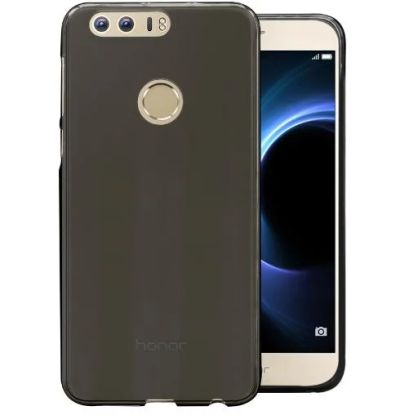 Лот: 11074361. Фото: 1. Чехол Huawei Honor 8 (black) Бесплатная... Чехлы, бамперы