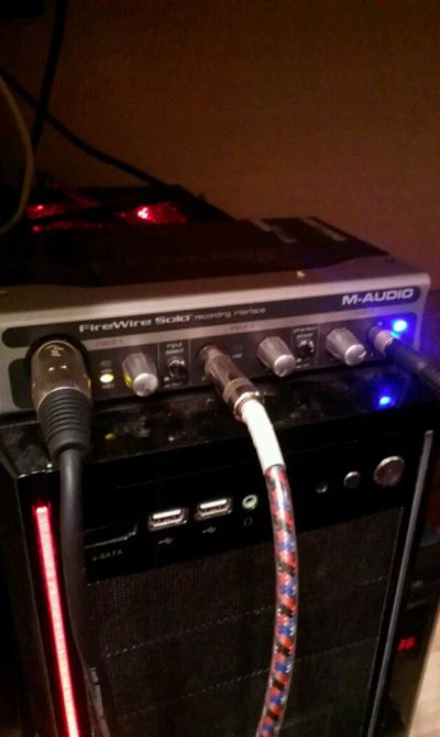 Лот: 2856035. Фото: 1. Звуковая карта M-AUDIO firewire... Микшеры, предусилители, микрофонные эффекты