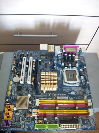 Лот: 7577602. Фото: 1. Материнская плата Gigabyte GA-965GM-S2... Материнские платы